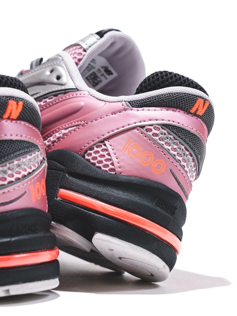 New Balance 1000 Pink Taffy Silver Metallic M1000U Women's 12 / Men's 10.5 NEW - Picture 13 of 16